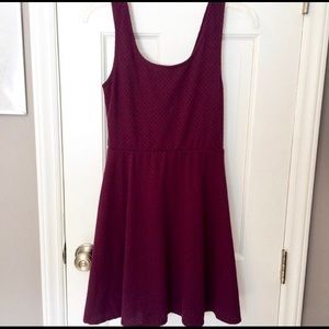 Mossimo Plum Skater Dress